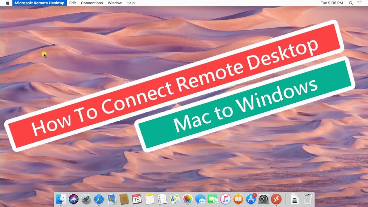 microsoft remote desktop connection client for mac youtube