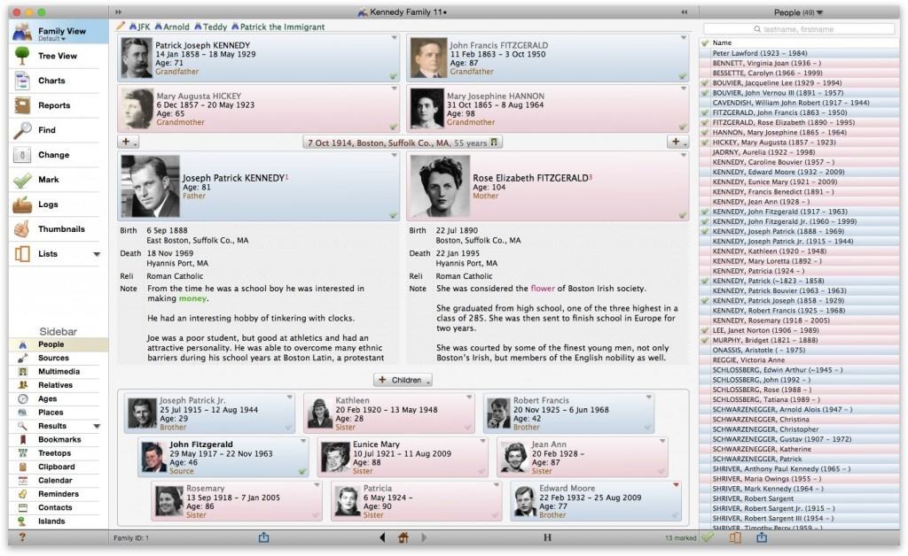geneology software for mac